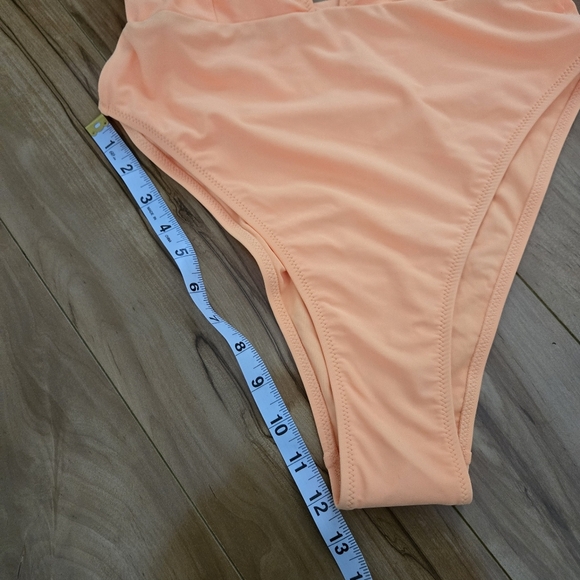 White Fox Swim One Piece Swimsuit Orange Medium - Picture 10 of 10